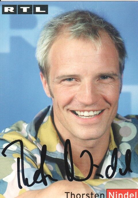 Autogramm TV | RTL | Thorsten NINDEL | 1990er (Portrait Color Lässig)