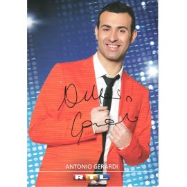 Autogramm TV | RTL | Antonio GERARDI | 2015 "DSDS" (Portrait Color Kassette)