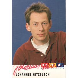 Autogramm TV | RTL | Johannes HITZBLECH | 1990er (Portrait Color Hempel)