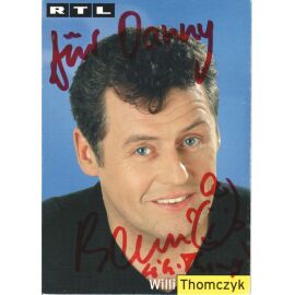 Autogramm TV | RTL | Willi THOMCZYK | 2000er (Portrait Color Dicks)