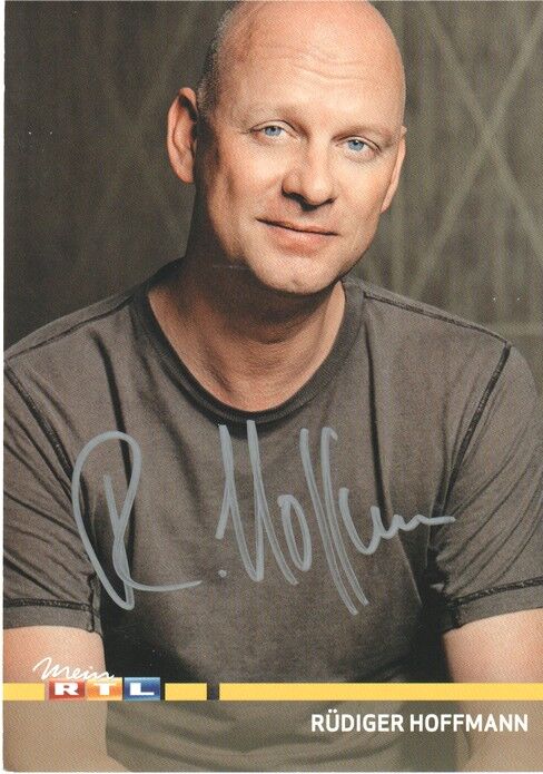 Autogramm TV | RTL | Rüdiger HOFFMANN | 2010er (Portrait Color Kempke)
