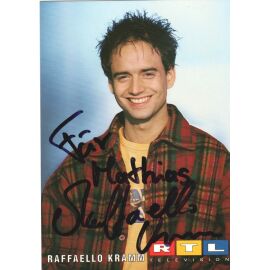 Autogramm TV | RTL | Raffaello KRAMM | 2000er (Portrait Color Berger)