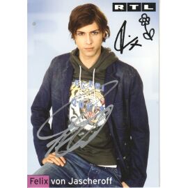 Autogramm TV | RTL | Felix VON JASCHEROFF | 2000er "GZSZ" (Portrait Color Baumgartner)