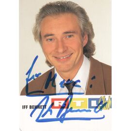 Autogramm TV | RTL | Iff BENNETT | 1990er (Portrait Color Club)