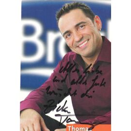 Autogramm TV | RTL | THOMAS | 2001 "Big Brother" (Portrait Color)