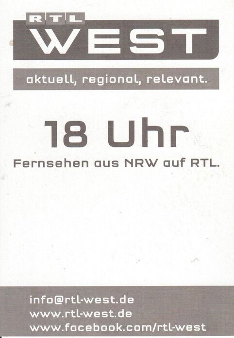Autogramm TV | RTL | Parviz KHOSRAWI | 2000er (Portrait Color West)