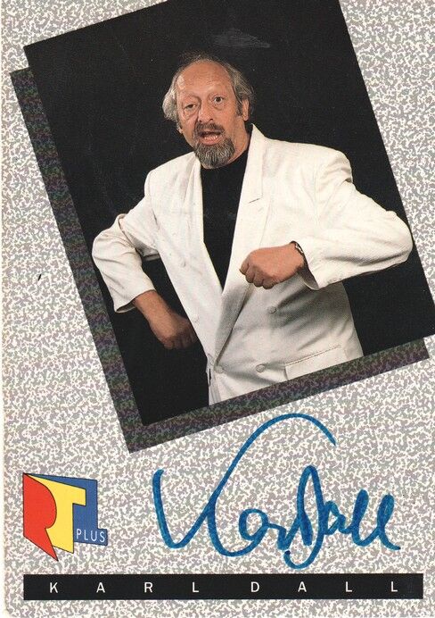 Autogramm TV | RTL | Karl DALL | 1980er (Portrait Color)