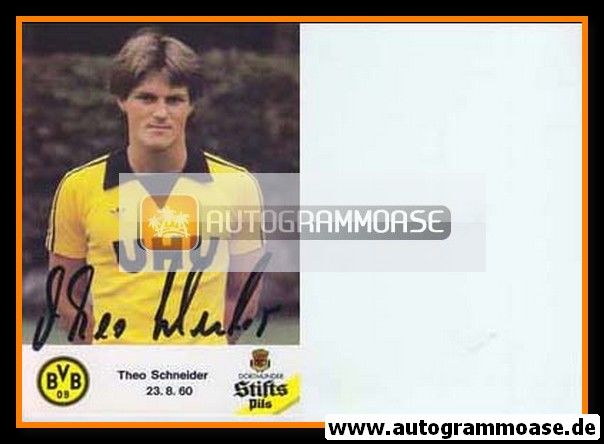 Autogramm Fussball | Borussia Dortmund | 1980 | Theo SCHNEIDER