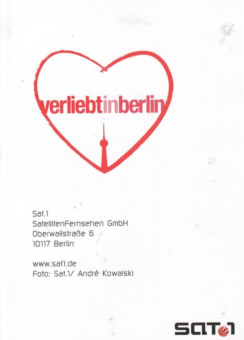 Autogramm TV | SAT1 | Hubertus REGOUT | 2000er "Verliebt In Berlin" (Portrait Color Kowalski)