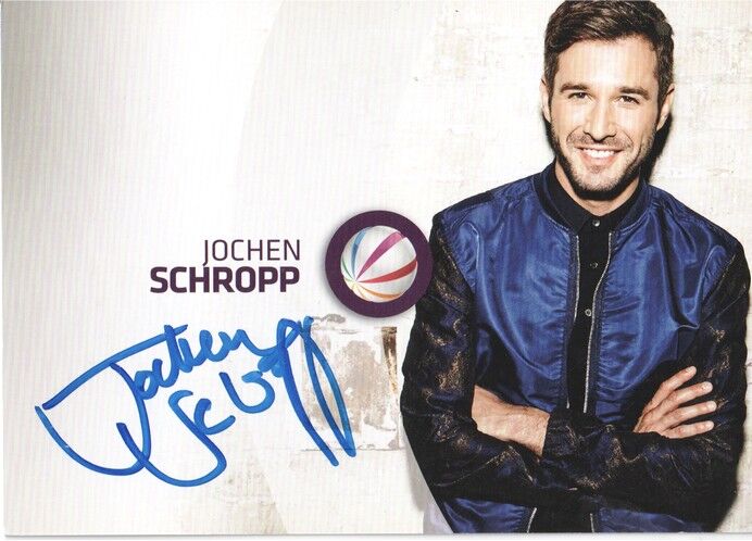 Autogramm TV | SAT1 | Jochen SCHROPP | 2010er (Portrait Color Krüger)