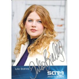 Autogramm TV | SAT1 | Julia BRAHMS | 2000er "Lenssen & Partner" (Portrait Color Rauner)