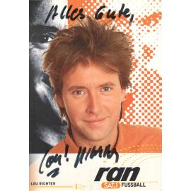 Autogramm TV | SAT1 | Lou RICHTER | 1990er "Ran" (Portrait Color Jansen)