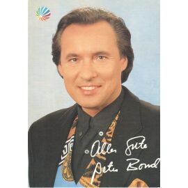 Autogramm TV | SAT1 | Peter BOND | 1990er Druck (Portrait Color)