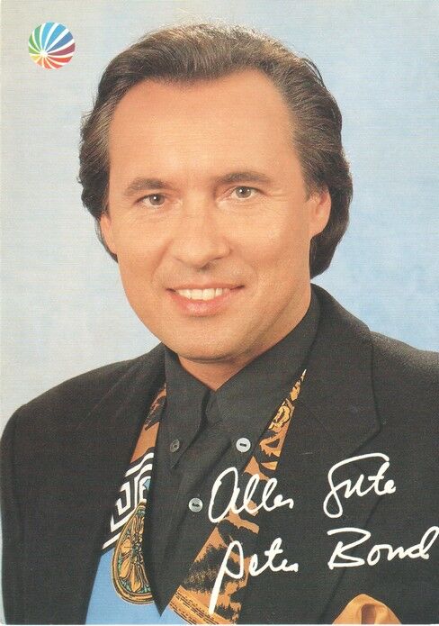 Autogramm TV | SAT1 | Peter BOND | 1990er Druck (Portrait Color)
