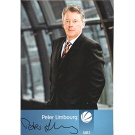 Autogramm TV | SAT1 | Peter LIMBOURG | 2000er "Nachrichten" (Portrait Color Moser)
