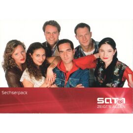 Autogramm TV | SAT1 | SECHSERPACK | 2000er (Gruppenbild Color Engels)