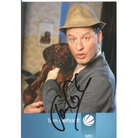 Autogramm TV | SAT1 | Tom GERHARDT | 2000er "Hausmeister Krause" (Portrait Color Wilschewski)