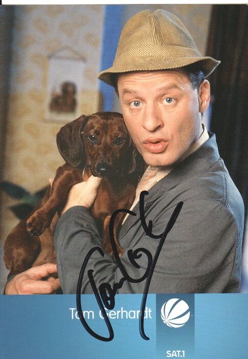 Autogramm TV | SAT1 | Tom GERHARDT | 2000er "Hausmeister Krause" (Portrait Color Wilschewski)