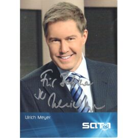 Autogramm TV | SAT1 | Ulrich MEYER | 2000er (Portrait Color Ziebe)