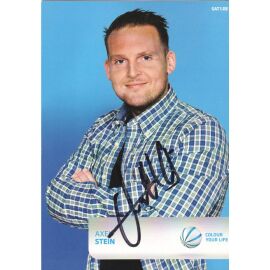 Autogramm TV | SAT1 | Axel STEIN | 2010er (Portrait Color Weychardt)