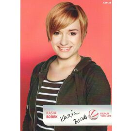 Autogramm TV | SAT1 | Kasia BOREK | 2010er (Portrait Color Jaworek)