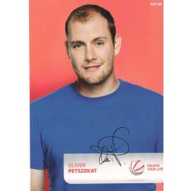 Autogramm TV | SAT1 | Oliver PETSZOKAT | 2010er (Portrait Color Jaworek)