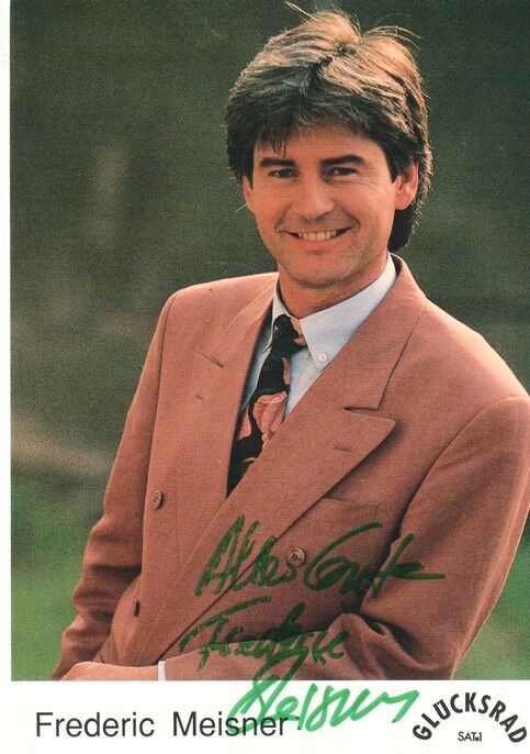 Autogramm TV | SAT1 | Frederic MEISNER | 1990er (Portrait Color) 2