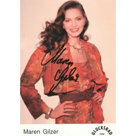 Autogramm TV | SAT1 | Maren GILZER | 1980er (Portrait Color) 2
