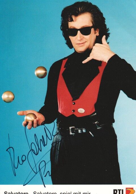 Autogramm TV | RTL2 | SALVATORE | 1980er (Portrait Color)
