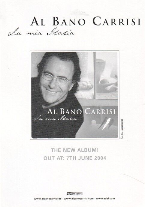 AK Pop (ITA) | AL BANO | 2004 "La Mia Italia" (Portrait Color Edel)