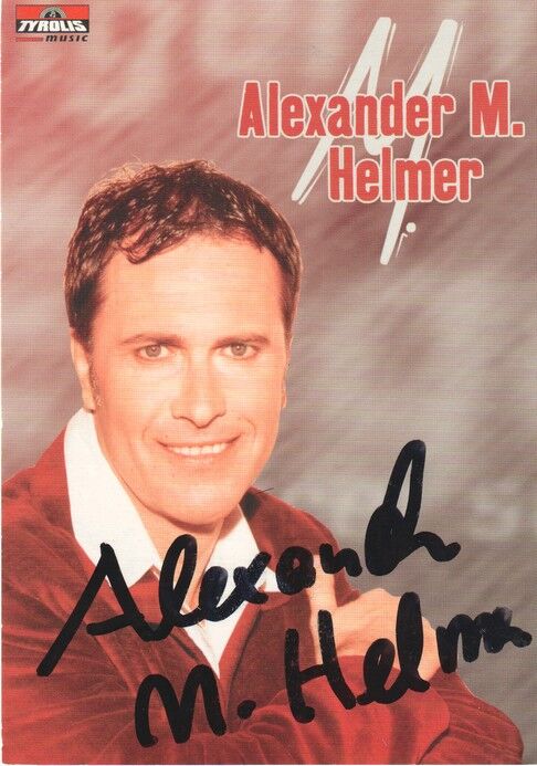 Autogramm Schlager | Alexander M. HELMER | 2008 "Engel" (Portrait Color Tyrolis)