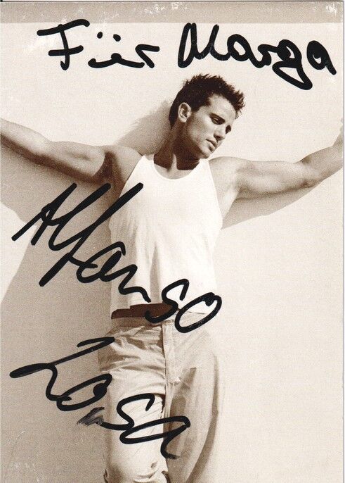 Autogramm Pop | Alfonso LOSA | 2000 "Te Quiero" (Portrait SW EastWest)