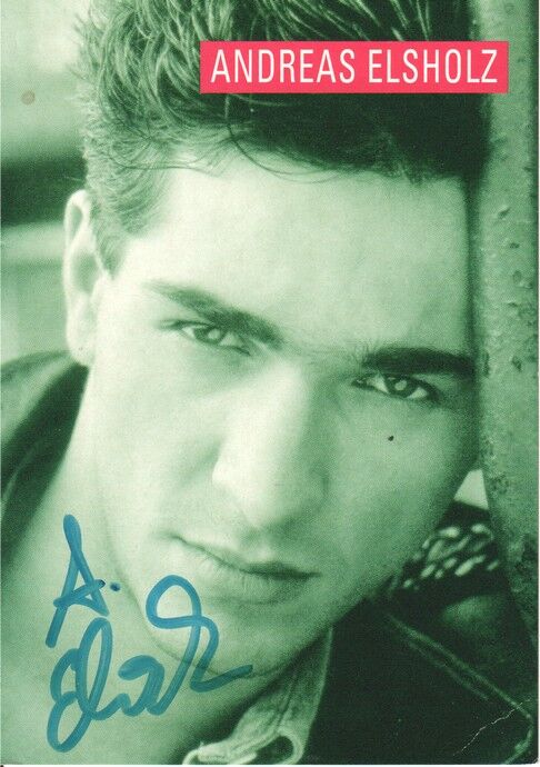 Autogramm Pop | Andreas ELSHOLZ | 1993 "Verrück Nach Dir" (Portrait SW Edel)
