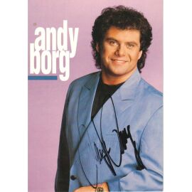 Autogramm Schlager | Andy BORG | 1992 "Bleib Bei Mir" (Portrait Color EMI)