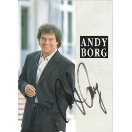 Autogramm Schlager | Andy BORG | 1993 "Einmal und Immer Wieder" (Portrait Color EMI)