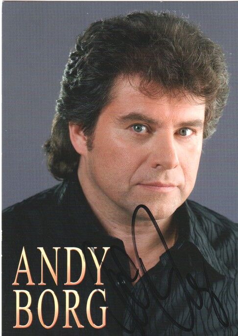 Autogramm Schlager | Andy BORG | 2007 "Das Ist Mir Zu Gefährlich" (Portrait Color MCP VM)