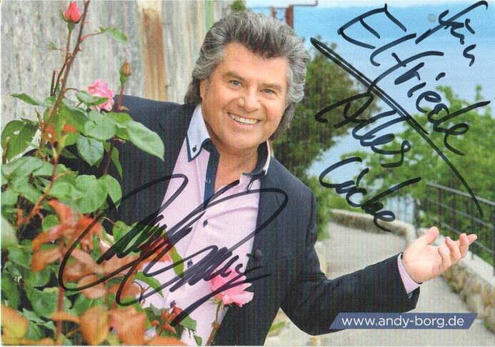 Autogramm Schlager | Andy BORG | 2020 "Es War Einmal" (Portrait Color MCP VM)