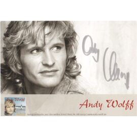 Autogramm Volksmusik | Andy WOLFF | 2003 "Ein Weisses Kleid" (Portrait Color)