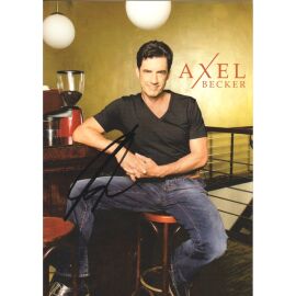 Autogramm Schlager | Axel BECKER | 2000er (Portrait Color Palm) DKMS