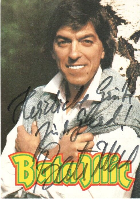 Autogramm Schlager | Bata ILLIC | 1987 "Bisschen Zärtlichkeit" (Portrait Color Koch)