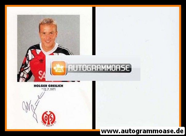 Autogramm Fussball | FSV Mainz 05 | 1991 | Holger GREILICH
