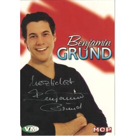 Autogramm Schlager | Benjamin GRUND | 2004 "Ich Hab Mich Verliebt" (Portrait Color MCP)