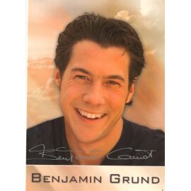 Autogramm Schlager | Benjamin GRUND | 2008 "Ohne Deine Zärtlichkeit" (Portrait Color MCP)