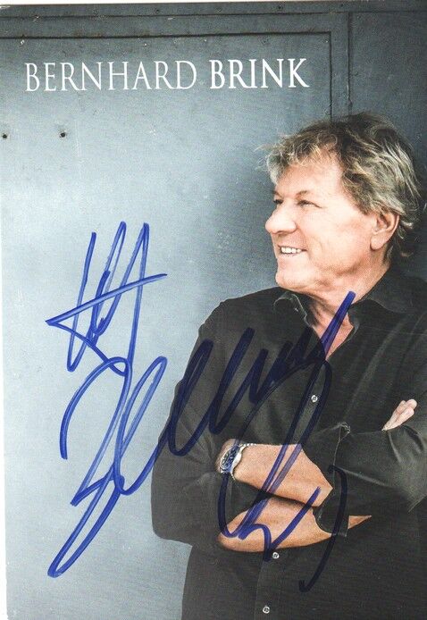 Autogramm Schlager | Bernhard BRINK | 2017 "Mit Dem Herz" (Portrait Color Electrola)