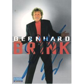 Autogramm Schlager | Bernhard BRINK | 2001 "Direkt Mehr" (Portrait Color Koch)