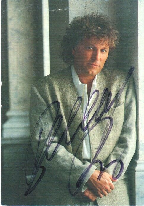 Autogramm Schlager | Bernhard BRINK | 1997 "Nie Mehr" (Portrait Color EMI)