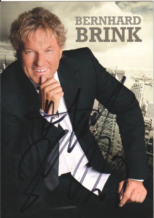 Autogramm Schlager | Bernhard BRINK | 2012 "Wie Weit" (Portrait Color Koch)