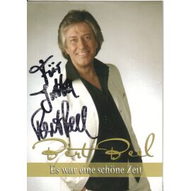 Autogramm Schlager | Bert BEEL | 2007 "Es War Eine Schöne Zeit" (Portrait Color Cariblue)