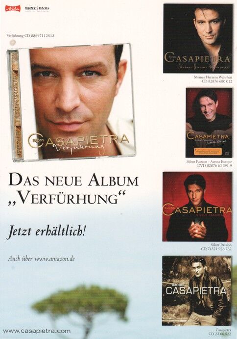 Autogramm Klassik | Björn CASAPIETRA | 2007 "Verführung" (Portrait Color Ariola)