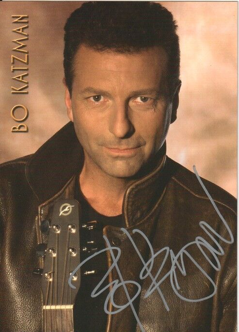 Autogramm Rock | Bo KATZMAN | 1996 "Heaven" (Portrait Color BMG) _